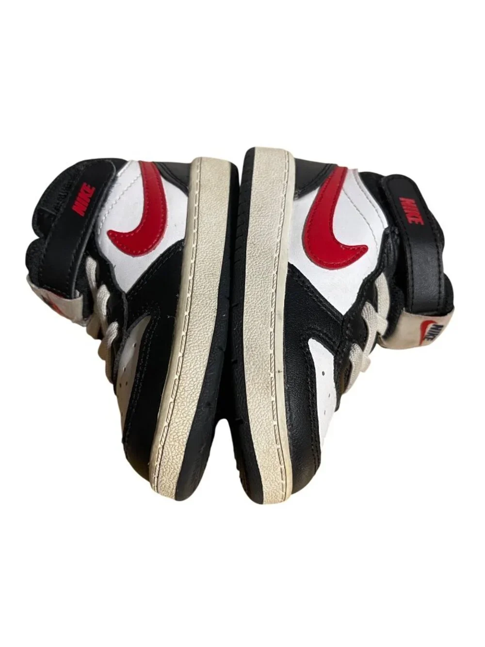 Nike Court Borough Mid 2 Size 6C White Black University Red Colorway Toddler
